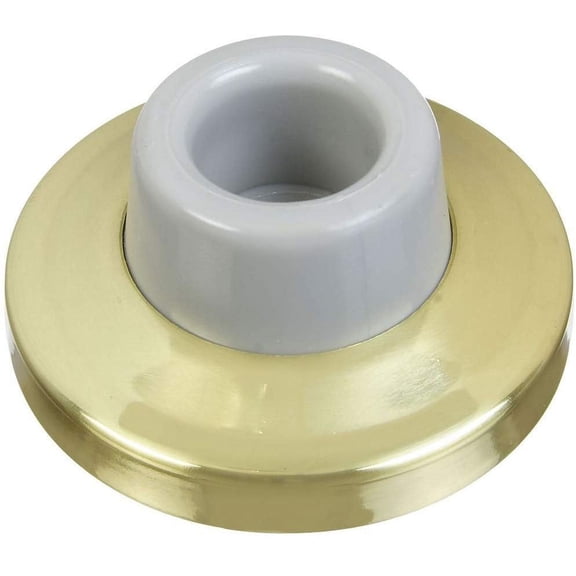 National Hardware N198-069 V1935 Wall Door Stop in Solid Brass