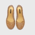 thumbnail image 2 of CIENVNSTG Sparkly Sandals For Women Flat Jelly Shoes Slip On Hollow Out Loafers Summer Plastic Breathable Beach Shoes Gold 36, 2 of 6