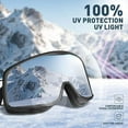 thumbnail image 4 of KAPVOE Ski Goggles OTG - over Glasses Ski/Snowboard Goggles for Men, Women & Youth - 100% UV Protection, 4 of 7