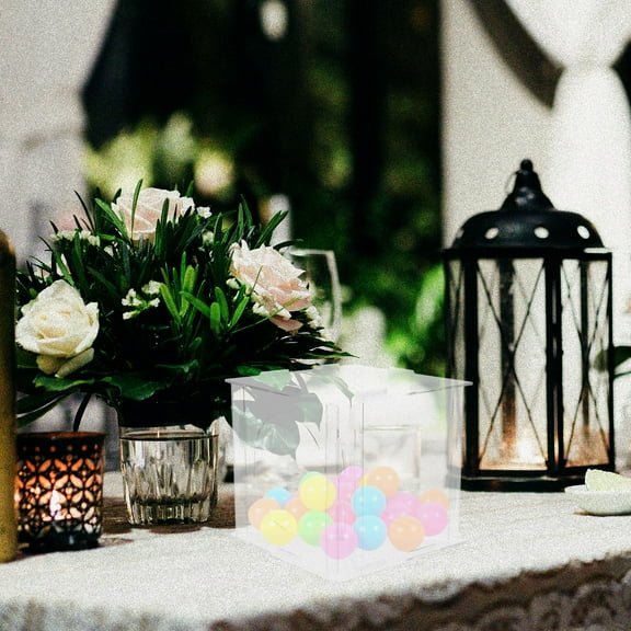 LEXSOMEO Raffle Box Raffle Box Game Lottery Box Case Box for Ballot Raffle Wedding