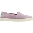 thumbnail image 2 of Toms 10013364: Women's Avalon Burnished Lilac Shiny Woven Slip-On Shoes, 2 of 7