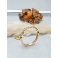 thumbnail image 5 of Hitanshu Jewels Gift For Her Engagement Twisted Ring Round Cut Cubic Zirconia 14K Yellow Gold Finish, 5 of 6