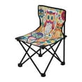 thumbnail image 2 of YAZAOO Camping Chairs Modern Colorful Guardians Of The Forest Pattern Folding chair, 2 of 8
