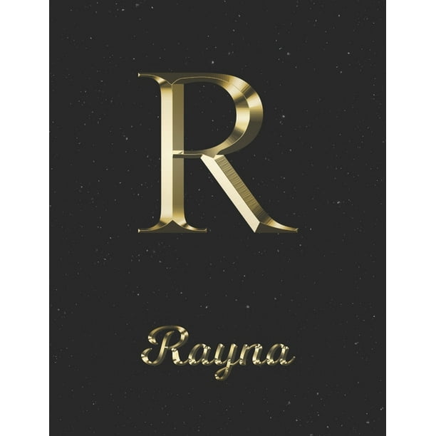 Rayna 1 Year Daily Planner 12 Months Yellow Gold Effect Letter R Initial First Name 21 365 Pages For Planni Walmart Com Walmart Com