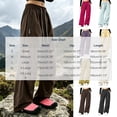 thumbnail image 5 of Women's Summer Quick-Dry Pants Women Lightweight Casual Pants Loose Breathable Straight Leg High Speed Drying Long Pants, 5 of 7