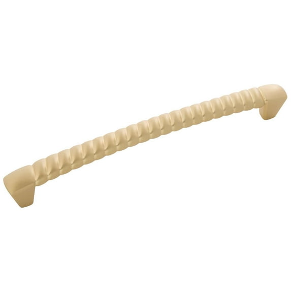 Belwith-Keeler B077056-BGB 7.56 in. Harbor Pull, Brushed Golden Brass