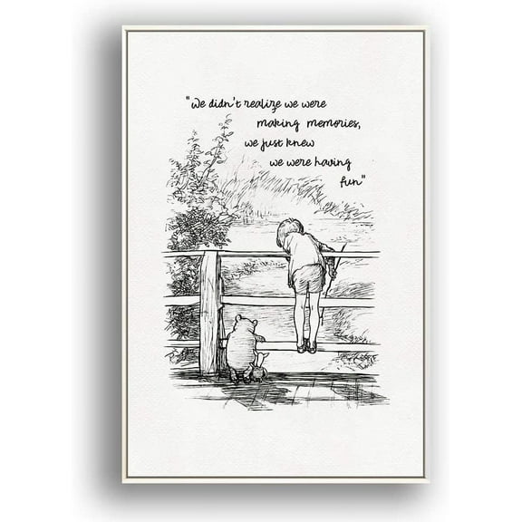 IDEA4WALL Framed Canvas Wall Art for Living Room, Bedroom Beautiful Quotes Canvas Prints for Modern Home Decoration Ready to Hang