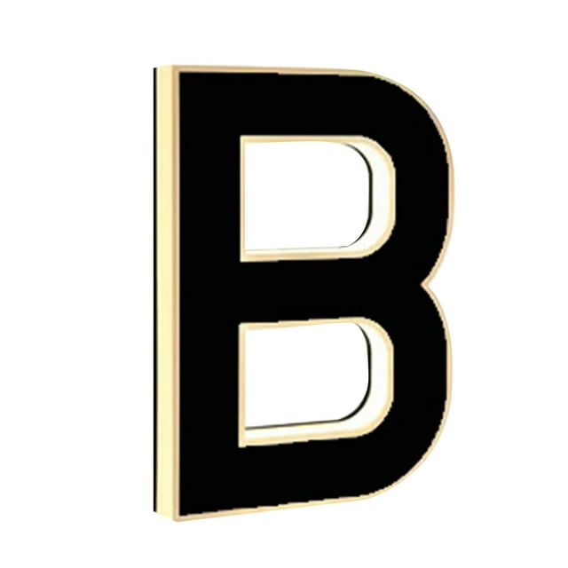 BKER Modern Illuminated Number Sign Outdoor Address Plaque With LED Night Light For Wall Easy Installation