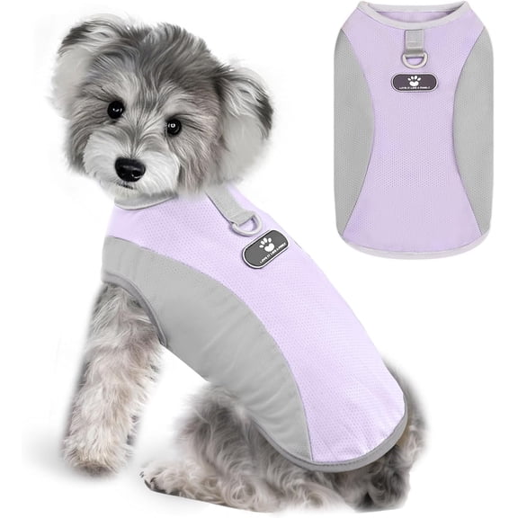 Dog Cooling Vest with D-Ring Dog Tshirt Sun Protection Small Puppy Clothes for Girls Boys Stretchy Shirts for Dogs Lightweight Breathable Shirt French Bulldog Frenchie Dachshund Clothes