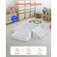 thumbnail image 4 of Juguetes de escalada VEVOR, juego de 5 piezas, bloques de escalada de espuma para niños de 6 meses a 3 años, bloques de escalada para bebes con piscina de pelotas (pelotas no incluidas), 4 of 9