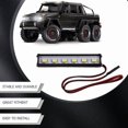 thumbnail image 3 of Rc Techo del Coche Led Barra de Luz 70mm Reflector de Luz para 1/10 Trxxas Trx4 Trx6 G63 para Axial Scx10 D90 Crawler, 3 of 5
