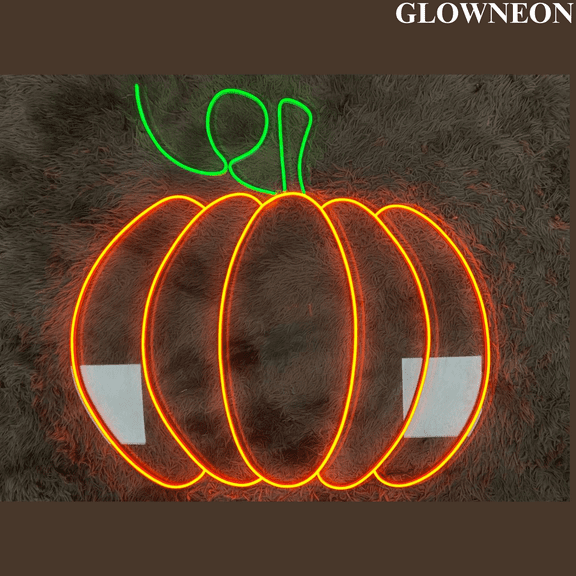Glowneon Pumpkin Neon Sign, Thanksgiving Day Led Sign, Halloween Sign