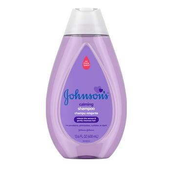 Johnson's Calming No Tears Baby Daily Shampoo with NaturalCalm Scent, 13.6 fl oz