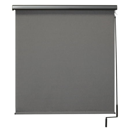 10 Ft Outdoor Shades Keystone Fabrics Premier 4' x 8' Pole Operated Outdoor Sun Shade with Protective Valance, Biscayne ()