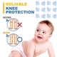 thumbnail image 4 of 6 pares de rodillas antideslizantes para gatear, protectores de rodilla, rodilleras de bebé para gatear, 4 of 5