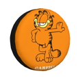 thumbnail image 1 of Cute Cartoon Garfield Spare Tire Cover Wheel Protectors For Trailer Rv Suv Truck Camper Travel Fits For Tire Diameter 15 Inch, 1 of 6