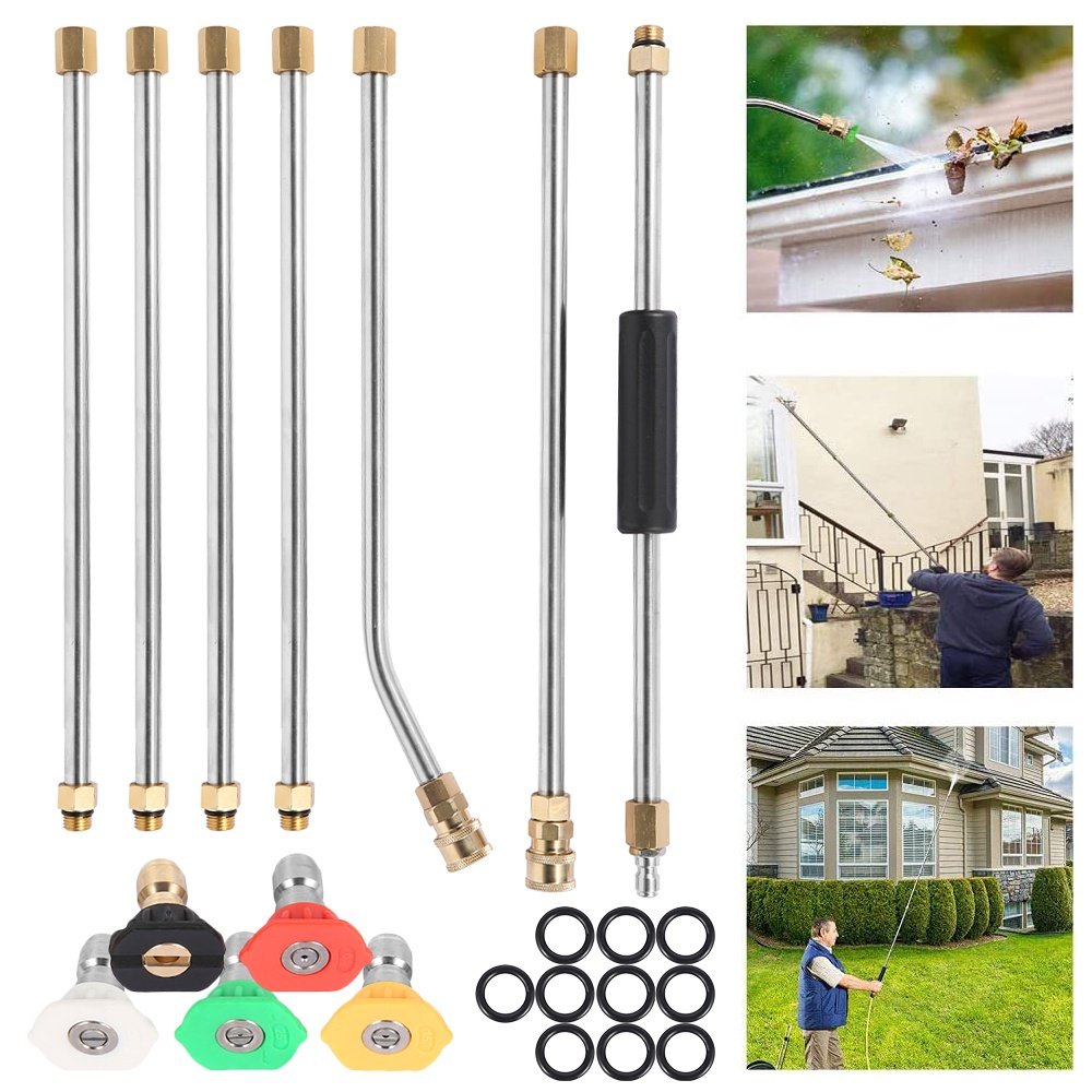 Willstar Extension Wands Pressure Washer Power Washer Gutter Cleaning
