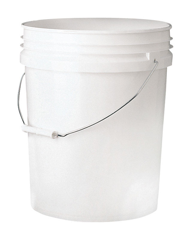 Leaktite White 5 gal Food Safe Bucket