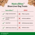 thumbnail image 4 of Ultimate Pet Nutrition Nutra Bites Freeze Dried Raw Bison Liver Dog Treats, 4 of 4