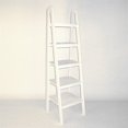thumbnail image 1 of Wayborn Basswood 5 Tier Ladder Bookcase in White, 1 of 1