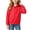 Red, variant on Girls Zip up Hoodie: Lightweight Hooded Jackets with Side Pocket Lightweight Casual Solid Long Sleeve Front Zipper Fleece Sweatshirt with Hood, 2-3 Years