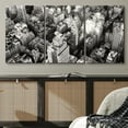 thumbnail image 3 of wall26 Canvas Print Wall Art Set Black &amp; White Aerial View of New York City Architecture &amp; Maps Building Realism Global Relax/Calm for Living Room, Bedroom, Office - 16"x24"x3 Panel, 3 of 5
