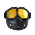 thumbnail image 1 of Gafas de casco vintage para motocicleta, moto de cross, gafas de esquí, 1 of 8