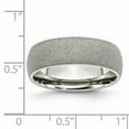thumbnail image 5 of Stainless Steel Stone Finish 7mm Band, 5 of 10