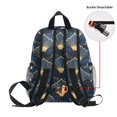 thumbnail image 5 of FORMRS School Backpack with Front Zippered Pocket 12" Student Travel Daypack, Elegance Art Pattern, 5 of 6