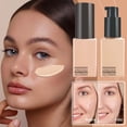 thumbnail image 1 of Dvkptbk Foundation liquids Moisturizing Foundations Fluid Easy To Create Uniform Color Concealer Moisturizing Suitable for Variety of To Make Shiny 28ml, 1 of 7