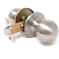 thumbnail image 1 of Entry Door knob with Lock  One Key-Way Entrance Door Knob Entry with Key Handle   Ball (Entry with Key  Polished Brass), 1 of 7