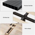 thumbnail image 7 of Harper & Bright Designs Queen Size Platform Bed with Charging Station, Wood Platform Bed Frame with Storage, Dark Brown, 7 of 7