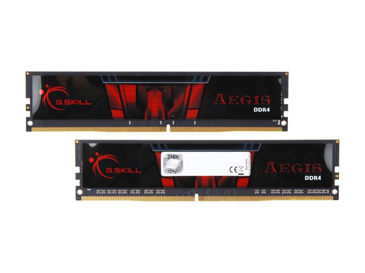 G.SKILL Aegis 32GB (2 x 16GB) 288-Pin PC RAM DDR4 2666 (PC4 21300) Desktop  Memory Model F4-2666C19D-32GIS