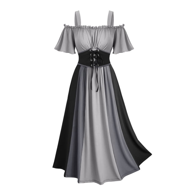 LVHAOGJOB Robe Sans Manches pour Femmes à Bretelles Spaghetti Robe d'Été Tendance Longue Imprimée Maxi Robe Soleil pour T-Shirts