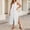 White, variant on Hduncf Linen Dress Womens V Neck Button Down Sleeveless Shirt Dress Fashion Summer Casual Side Slit Maxi Tank Dresses with Pockets Yellow M