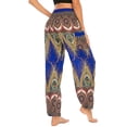 thumbnail image 3 of WILLBEST Pantalones Casuales para Mujer con Estampado de Letras, Cintura Alta, Holgados, Deportivos, con Cordón, Cómodos, Sanitarios, para Uso Diario Chica, 3 of 4
