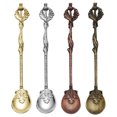 thumbnail image 2 of Travelwant 8Pcs/Set Vintage Coffee Spoon Small Ice Cream Dessert Crystal Head Spoon Retro Stirring Scoop Kitchen Seasoning Spice Spoon for Bar Home Kitchen Cafe, 2 of 7