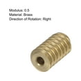 thumbnail image 3 of Unique Bargains Gear Shaft Brass 0.5 Modulus 2.98mm Hole Diameter Drive Gear Box for Small Motor, 3 of 5