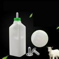 thumbnail image 6 of Narrow Mouth Water Bottle,850ml Milk Bottle Calf Goat Milk Feeder Bottle Baby Milk Feeding Screw On Teat Feeder Detachable Nipple Sheep Replacement Bottle With Hand, 6 of 9
