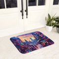 thumbnail image 5 of Non Slip Door Mat, Taxi Colorful Town Fast Drying Bath Tub Mats, Absorbent Bathroom Rugs Entrance Welcome Mat, Bath MatS for Tub, Floor, Home, Kitchen, Hotel,16x24in, 5 of 7