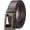 Brown, variant on Men's Leather Casual Belt 1 3/8" Automatic Ratchet Belts Adjustable Click Buckle Belts with Box for Dress