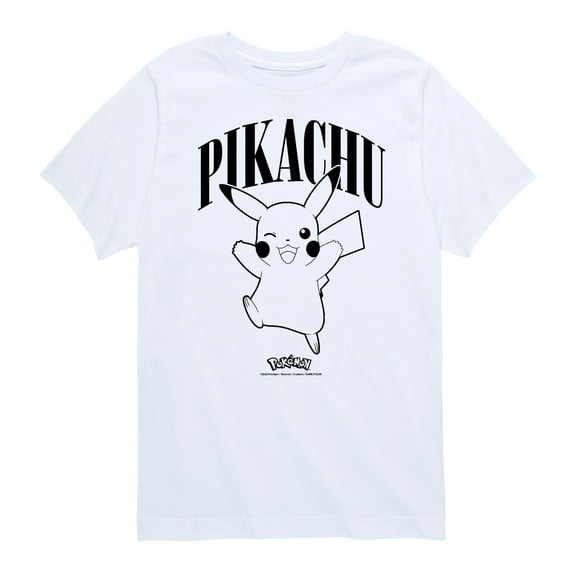 Pokémon - Pikachu Wink - Youth Short Sleeve Graphic T- Shirt