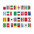 thumbnail image 1 of 2022 Flag Garland | 32 flags garland for football, 1 of 5
