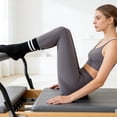 thumbnail image 3 of HIALTODAY 3 Pairs Women Pilates Socks with Grips Grippy Yoga Ballet Barre Hospital Gym Athletic Socks, 3 of 8