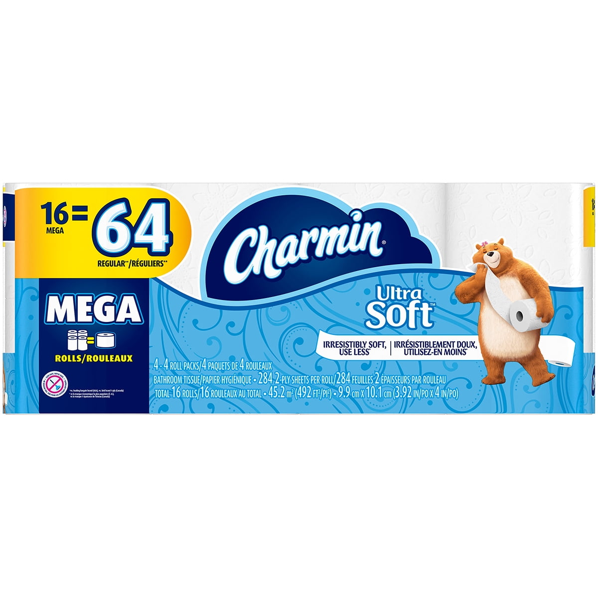Charmin Ultra Soft Toilet Paper, 16 Mega Rolls by Procter & Gamble