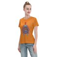 thumbnail image 4 of T-Shirt Basique à Manches Courtes pour Femmes une Pièce Jinping, 4 of 6
