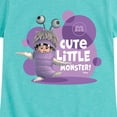 thumbnail image 3 of Monsters Inc. - Boo Cute Little Monster - Toddler & Youth Girls Short Sleeve Graphic T-Shirt, 3 of 5