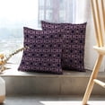 thumbnail image 6 of LALILO Throw Pillow Covers Pencil Ethnic With Navy Blue And Cream Cushion Cover 18" x 18", 3846 Pack, 6 of 6