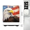 thumbnail image 2 of High Precision Body Weight Scale Smart Bathroom Scales with Large LCD Display(400lbs),Decorative for Bedroom-American Bald Eagle Painting With The Background Of American Flag, 2 of 4