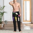 thumbnail image 6 of Lsque Pikmin Print Men's Pajama Pants, Lounge Pant - Comfortable Home Wear,Elastic Waistband, Stylish Design-XX-Large, 6 of 9